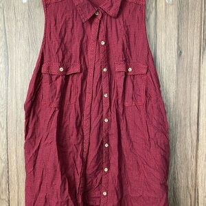 Women’s button up vest